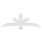 Ekena Millwork Alberta Architectural Grade PVC Gable Bracket, 84"W x 28"H x 6"D x 6"F, 8/12 Pitch GBP084X28X0606ALB00 - alternate 3